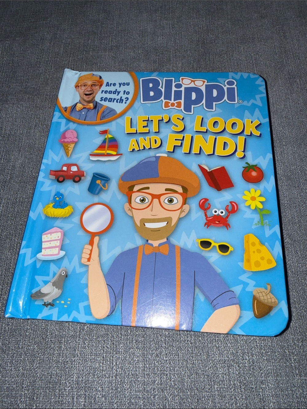 Blippi Let's Look and Find! Kids Toy Book